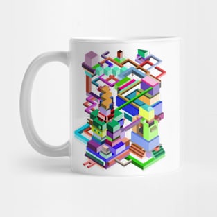 Abstract Maze Mug